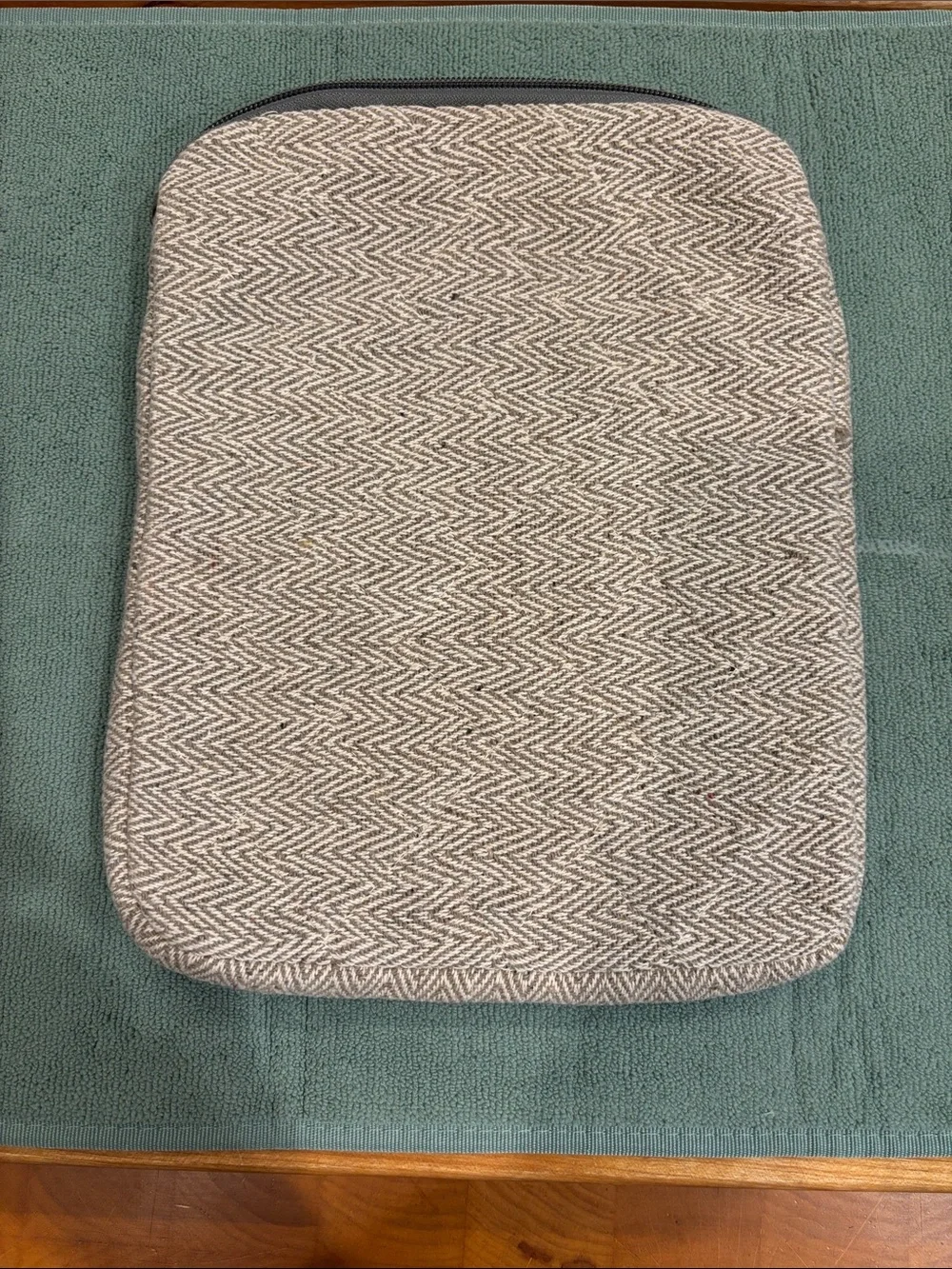 Cream Herringbone Tablet or Bible Sleeve